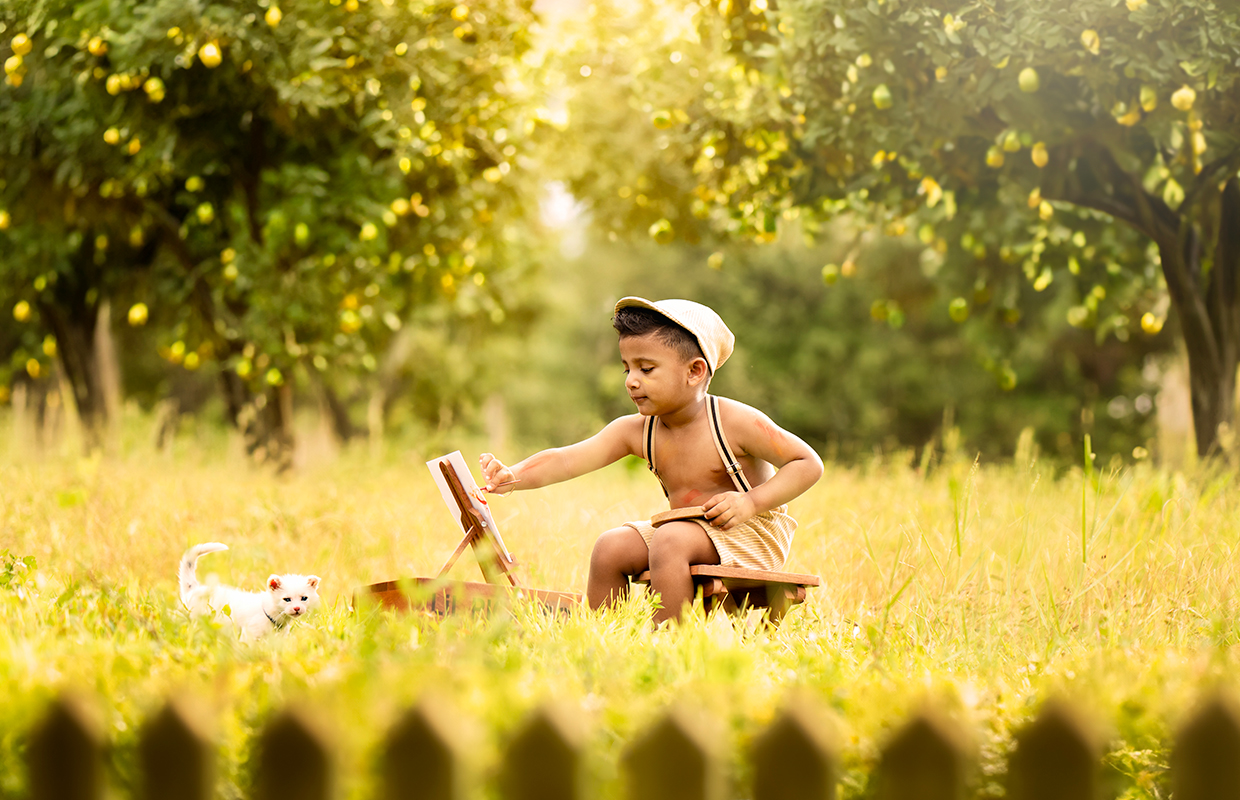 New born photoshoot in Kerala